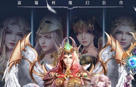 小小厄运小姐游戏内待机姿态展示,双枪交叉胸前,粉金色粒子环绕