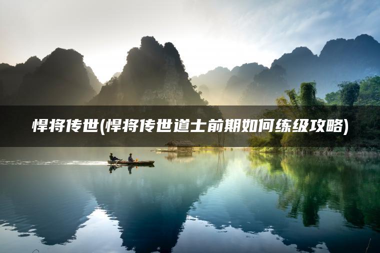 悍将传世(悍将传世道士前期如何练级攻略) 悍将传世(悍将传世道士前期如何练级攻略)