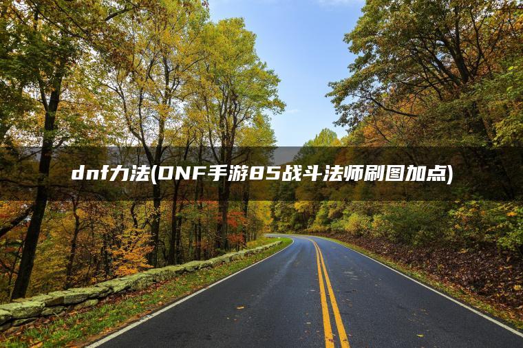 dnf力法(DNF手游85战斗法师刷图加点) dnf力法(DNF手游85战斗法师刷图加点)