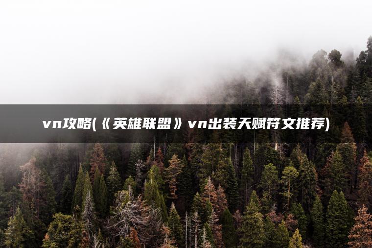 vn攻略(《英雄联盟》vn出装天赋符文推荐)