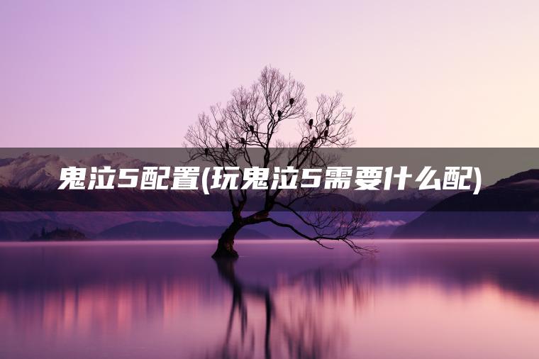 鬼泣5配置(玩鬼泣5需要什么配) 鬼泣5配置(玩鬼泣5需要什么配)