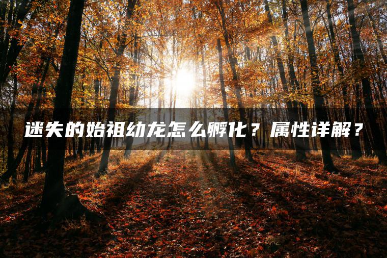 迷失的始祖幼龙怎么孵化？属性详解？